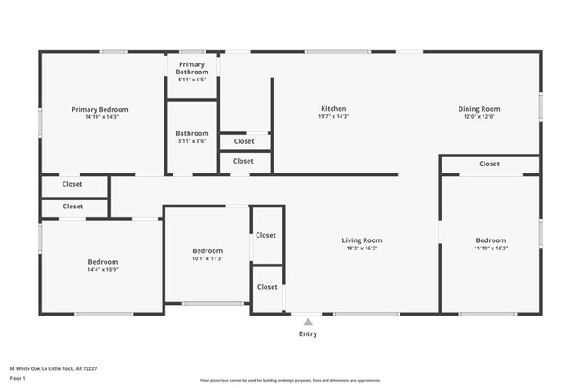 61 White Oak Ln in Little Rock, AR - Building Photo - Building Photo