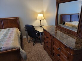 500 Longhorn Drive, Unit BR#1 Downstairs bedroom by kitchen in Rock Hill, SC - Building Photo