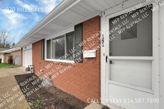 920 Hillsdale Dr in Columbus, OH - Foto de edificio - Building Photo