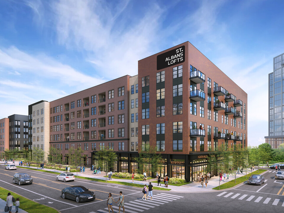 St. Albans Lofts in Raleigh, NC - Foto de edificio