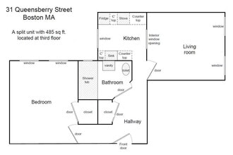 31 Queensberry St, Unit 16 in Boston, MA - Foto de edificio - Building Photo