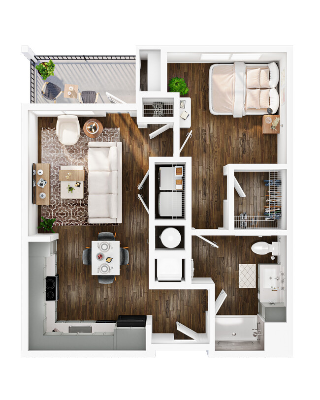 Snowden Living in San Antonio, TX - Foto de edificio - Floor Plan