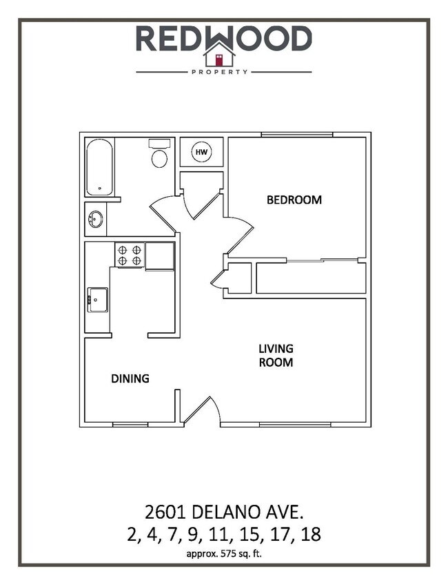 2601 Delano Ave in Stockton, CA - Building Photo - Floor Plan