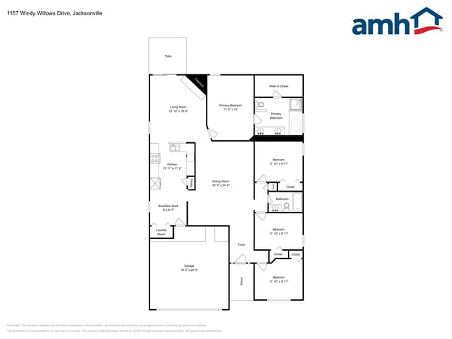1157 Windy Willows Dr in Jacksonville, FL - Foto de edificio - Building Photo