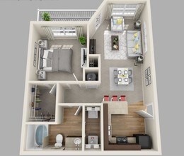 Albany Corners in Westerville, OH - Foto de edificio - Floor Plan