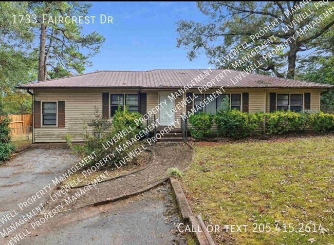 1733 Faircrest Dr in Bessemer, AL - Building Photo - Building Photo