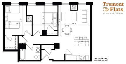 Tremont Flats in Meriden, CT - Foto de edificio - Floor Plan