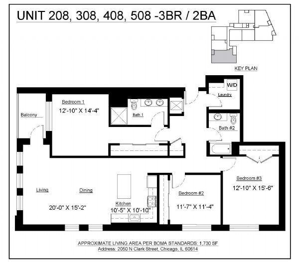 2050 N Clark St in Chicago, IL - Building Photo - Building Photo