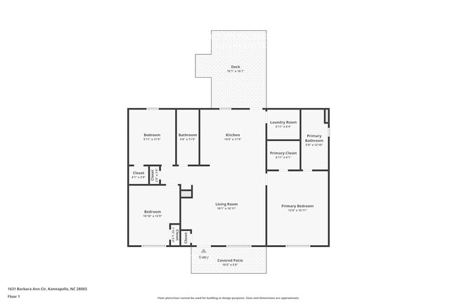 1631 Barbara Ann Cir in Kannapolis, NC - Building Photo - Building Photo