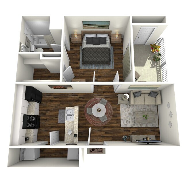 Fredericksburg Place Apartments in San Antonio, TX - Foto de edificio - Floor Plan