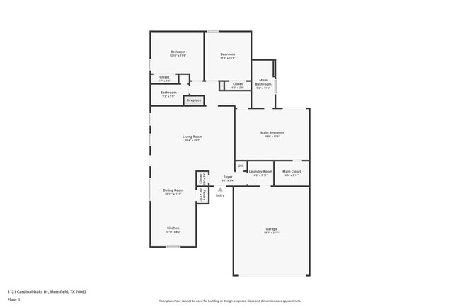 1121 Cardinal Oaks Dr in Mansfield, TX - Foto de edificio - Building Photo