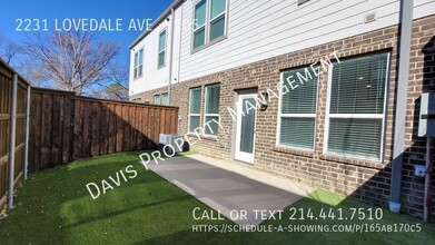 2231 Lovedale Ave in Dallas, TX - Building Photo - Building Photo