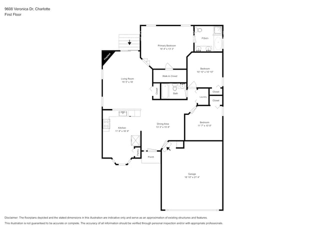 9608 Veronica Dr in Charlotte, NC - Foto de edificio - Building Photo