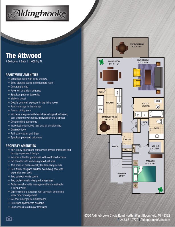 Aldingbrooke Apartments in West Bloomfield, MI