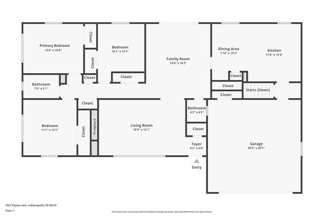 1021 Payton Ave in Indianapolis, IN - Foto de edificio - Building Photo