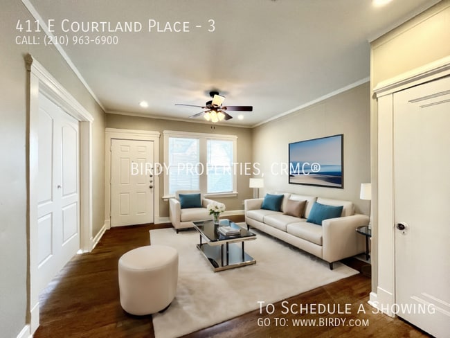 411 E Courtland Pl in San Antonio, TX - Foto de edificio - Building Photo