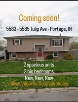 5583 Tulip Ave in Portage, IN - Building Photo