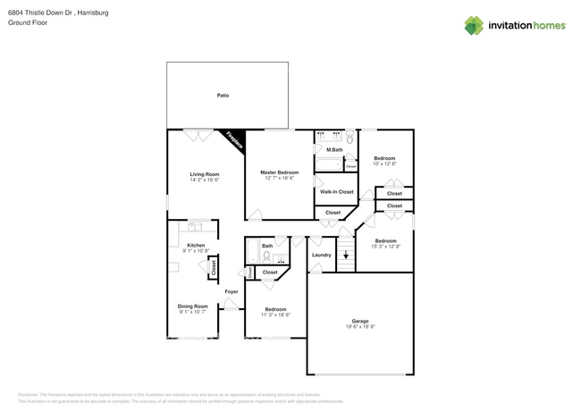 6804 Thistle Down Dr in Harrisburg, NC - Foto de edificio - Building Photo