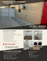 2712 SW 118th Ct, Unit 1 Bedroom in Miami, FL - Building Photo