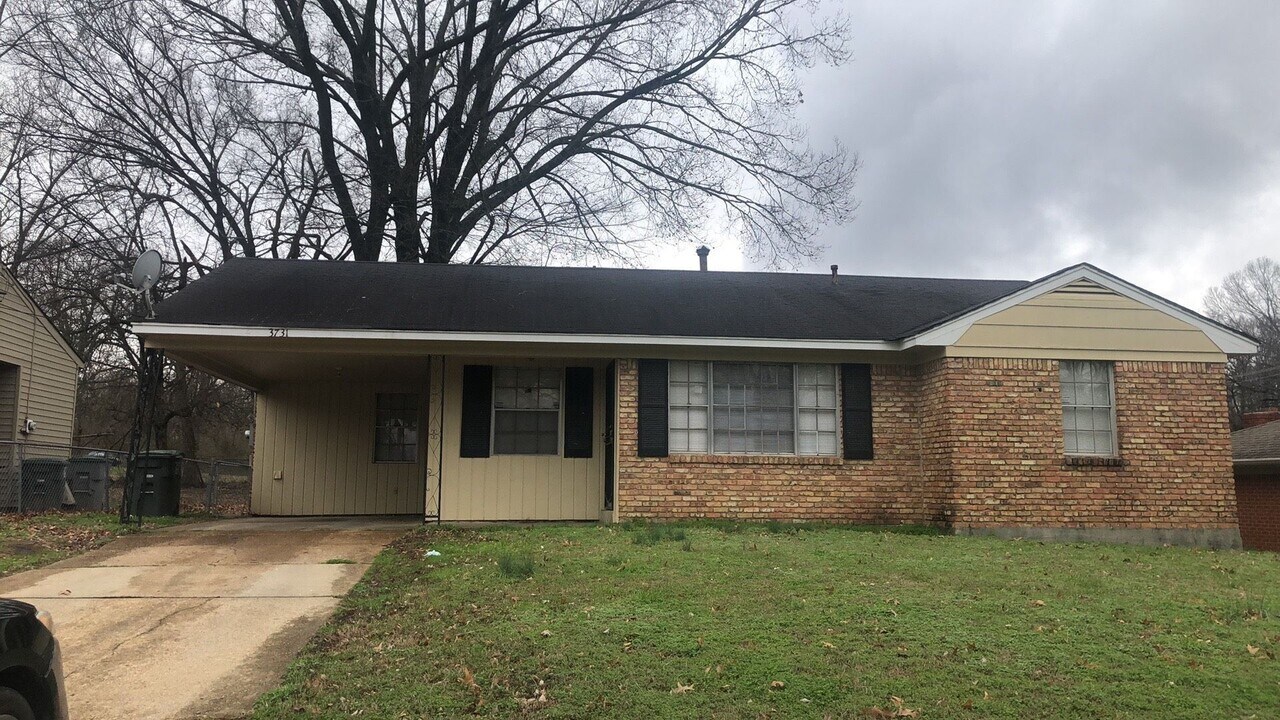 3731 Mountain Terrace St in Memphis, TN - Foto de edificio