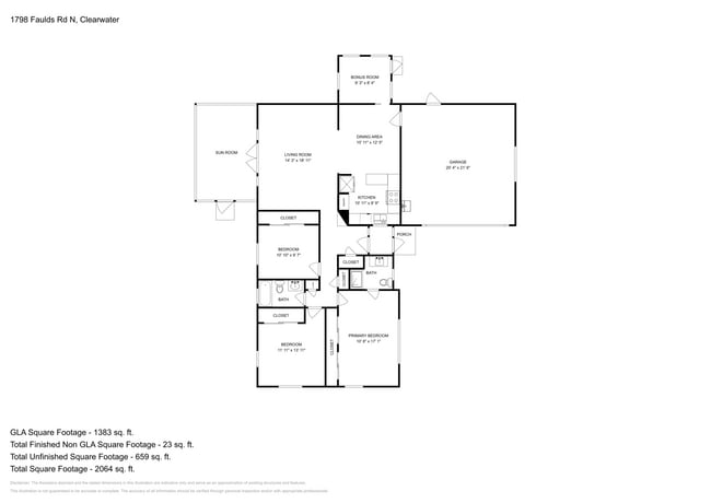 1798 Faulds Rd N in Clearwater, FL - Foto de edificio - Building Photo