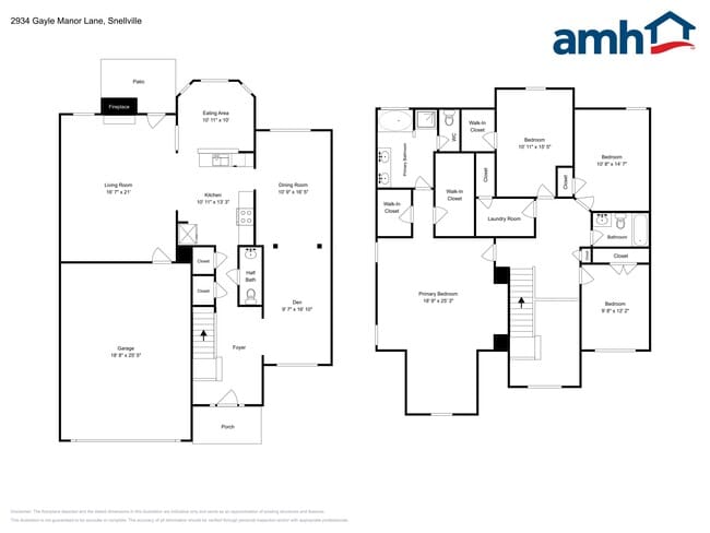 2934 Gayle Manor Ln in Snellville, GA - Foto de edificio - Building Photo