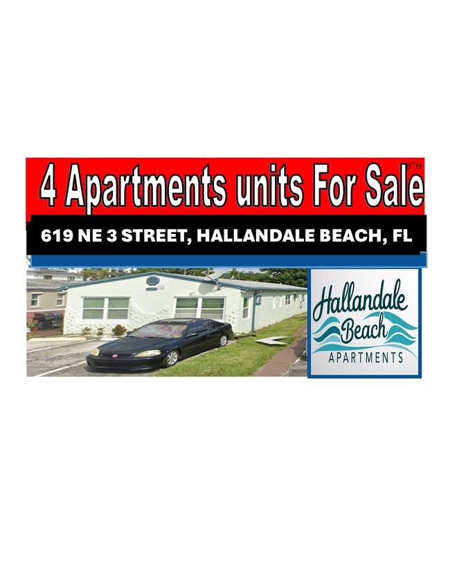 615 NE 3rd St in Hallandale Beach, FL - Building Photo - Building Photo