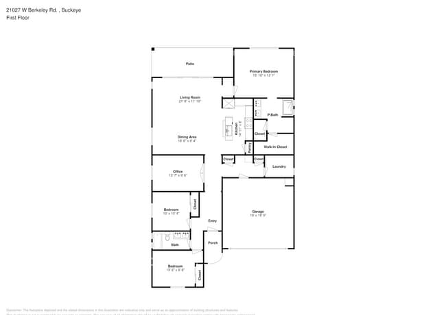 21027 W Berkeley Rd in Buckeye, AZ - Foto de edificio - Building Photo