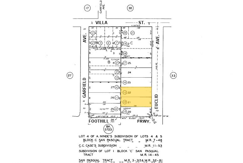 411-417 N Euclid Ave in Pasadena, CA - Foto de edificio