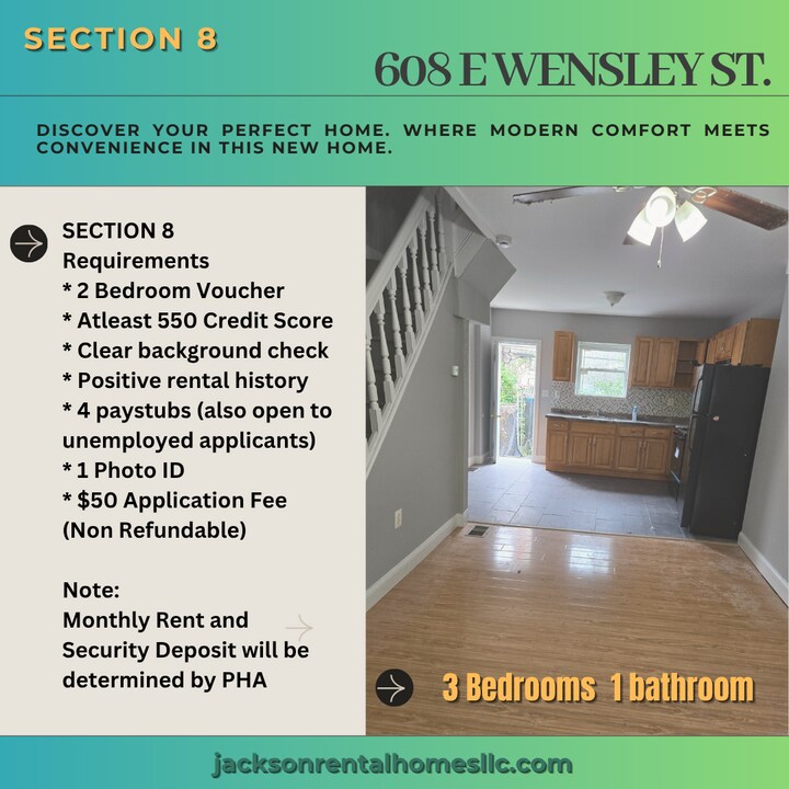 608 E Wensley St in Philadelphia, PA - Building Photo