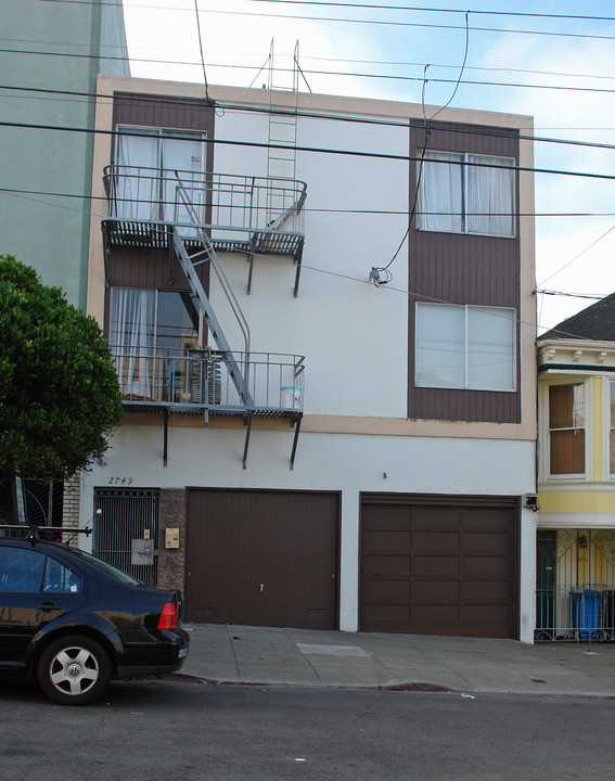 2749 McAllister St in San Francisco, CA - Building Photo