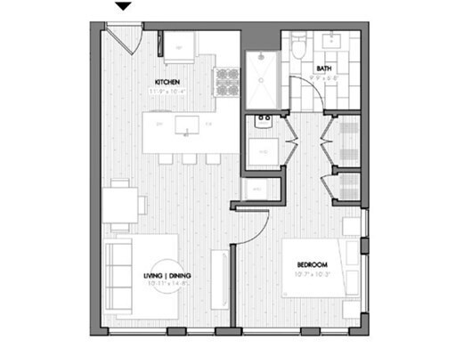 152 Liverpool St-Unit -404 in Boston, MA - Foto de edificio