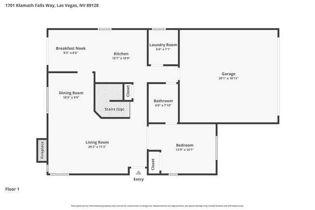 1701 Klamath Falls Way in Las Vegas, NV - Building Photo - Building Photo