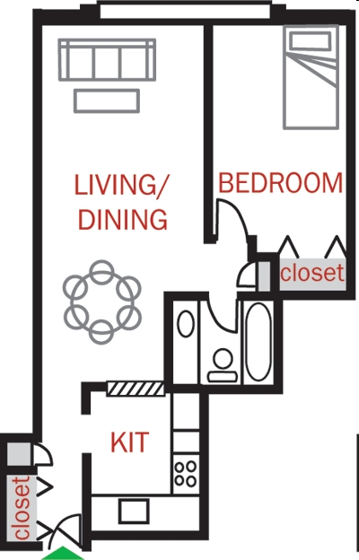 Lake Terrace in Milwaukee, WI - Building Photo - Floor Plan