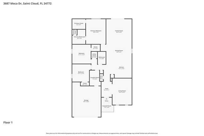 3687 Moca Dr in St. Cloud, FL - Foto de edificio - Building Photo