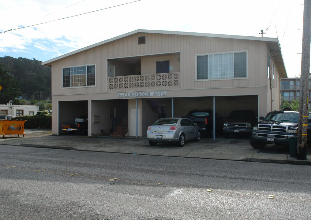 160 Clarendon Rd in Pacifica, CA - Foto de edificio