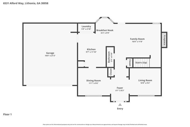 6531 Alford Way in Lithonia, GA - Foto de edificio - Building Photo