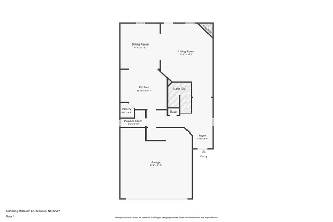 2405 King Malcolm Ln in Zebulon, NC - Foto de edificio - Building Photo