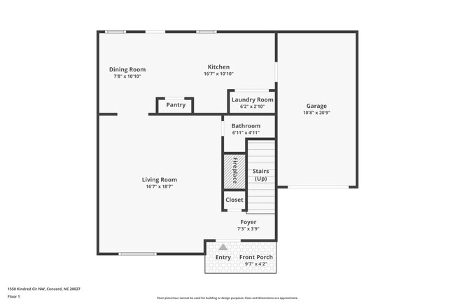 1558 Kindred Cir NW in Concord, NC - Building Photo - Building Photo
