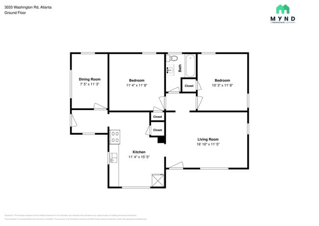 3033 Washington Rd in East Point, GA - Foto de edificio - Building Photo