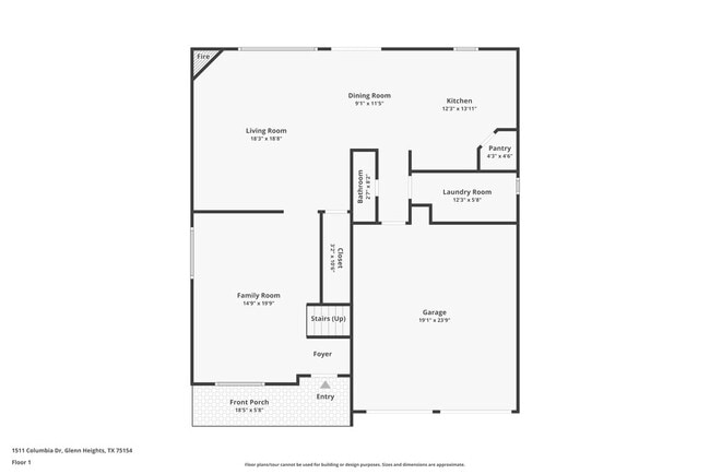 1511 Columbia Dr in Glenn Heights, TX - Foto de edificio - Building Photo