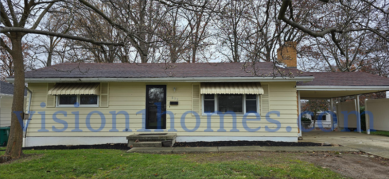 832 W O'Connor Ave in Lima, OH - Foto de edificio