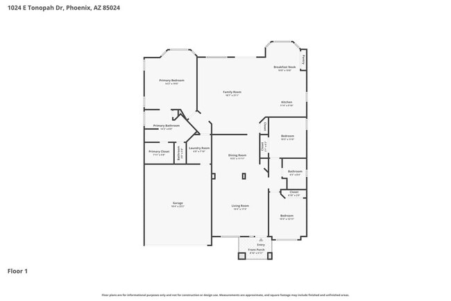 property at 1024 E Tonopah Dr