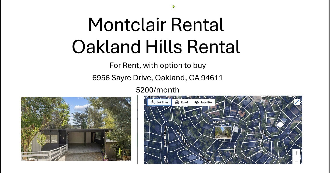 6956 Sayre Dr in Oakland, CA - Building Photo