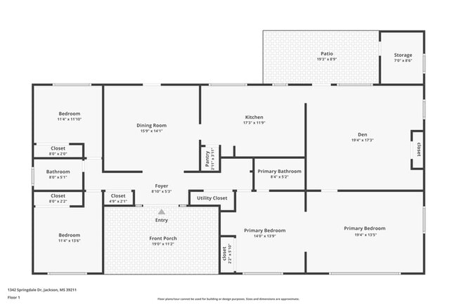 1342 Springdale Dr in Jackson, MS - Building Photo - Building Photo
