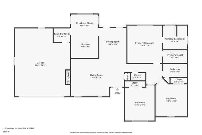 115 Amethyst Dr in Huntsville, AL - Building Photo - Building Photo
