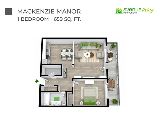 MacKenzie Manor in Regina, SK - Building Photo - Floor Plan