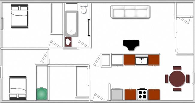 Swale Creek in Sutherlin, OR - Foto de edificio - Floor Plan