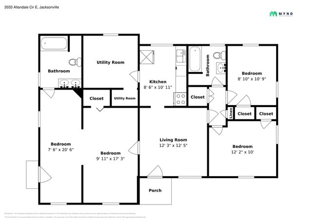 2033 Allandale Cir E in Jacksonville, FL - Building Photo - Building Photo