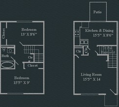 Westerfield North Townhouses in Olathe, KS - Foto de edificio - Floor Plan